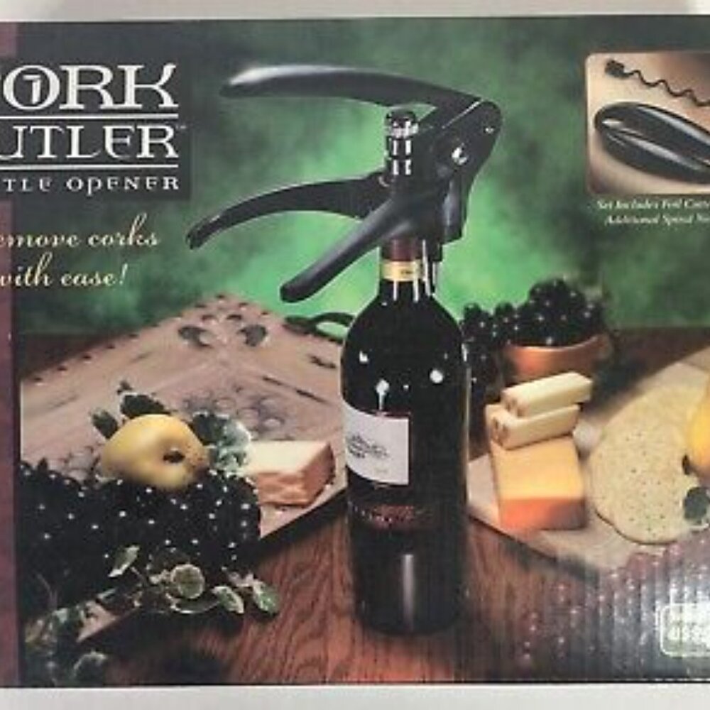 Cork Butler Bottle/Wine Opener In Original Box